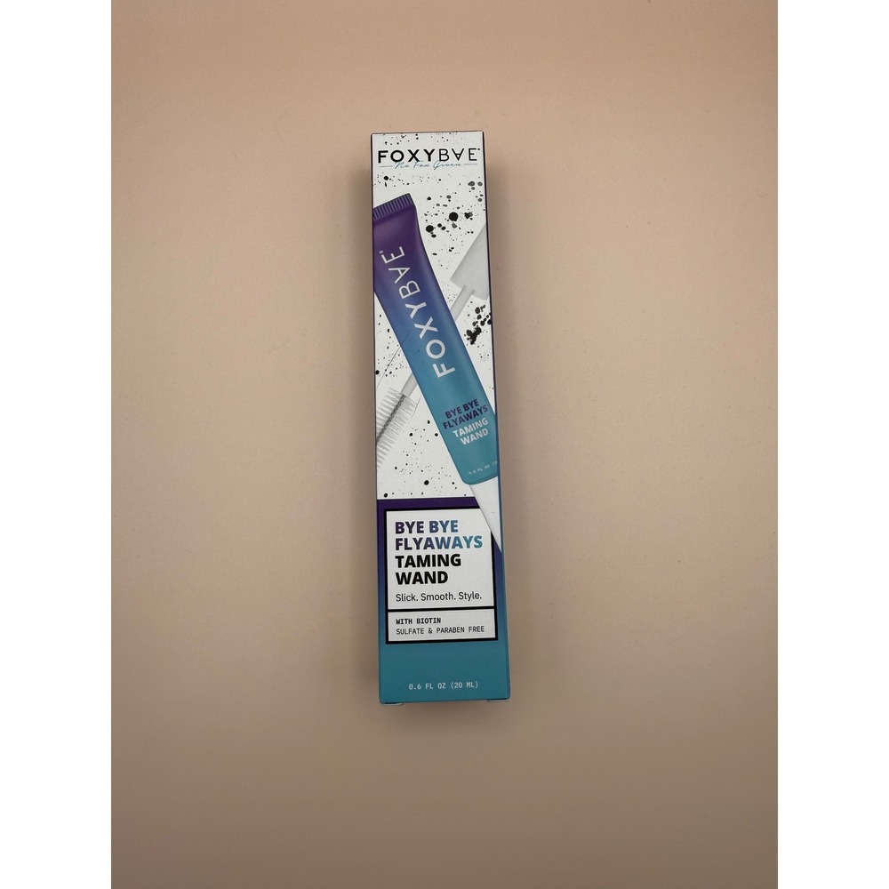 FoxyBae Bye Bye Flyaways Taming Wand Hair Finishing Gel 0.6 fl oz Anti-Frizz